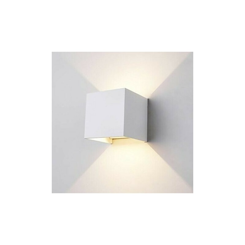 APPLIQUE LAMPADA IN GESSO A PARETE LISCIO mod. CSF 110L misure 11.5x11.5x11.5 LT3722 ABM  Applique in gesso 13,07 €