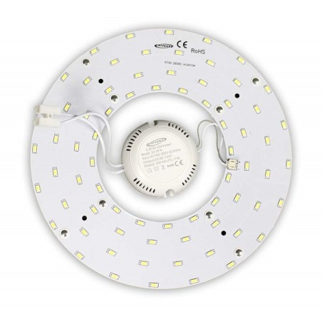 Circolina corona led 5730 modulo circolare di ricambio neon per plafoniere tre tonalita' 3000-6500 k 22 watt CA-22-3C LT1731 ...