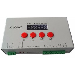 Controller DMX pixel RGB k1000c supporta 2048 led DMX512 5-24V carta SD LT997 ABM  DIGITALI PIXEL SPI 68,32 €