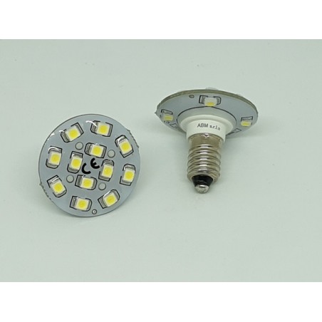 E10 24V 16LED ABM BLU CON RESINA LT3054 ABM SRLS® SINGOLI COLORI E10 E14 1,22 €