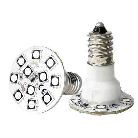 E14 RGB 16 LEDS RESINATI ABM P.Z 1 LT2439 ABM SRLS® AUTOPROGRAMMATI 2,56 €