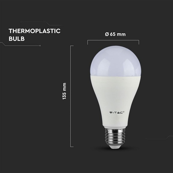 LAMPADINA LED A GLOBO 16W LUCE FREDDA ATTACCO GRANDE (E27)