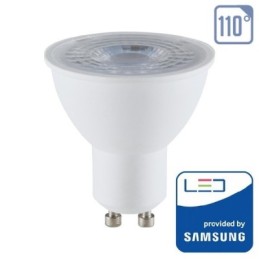 Lampadina LED Chip Samsung GU10 8W 110° luce fredda 6400K - SKU 21874 LT2629 ABM SRLS® GU10 2,89 €