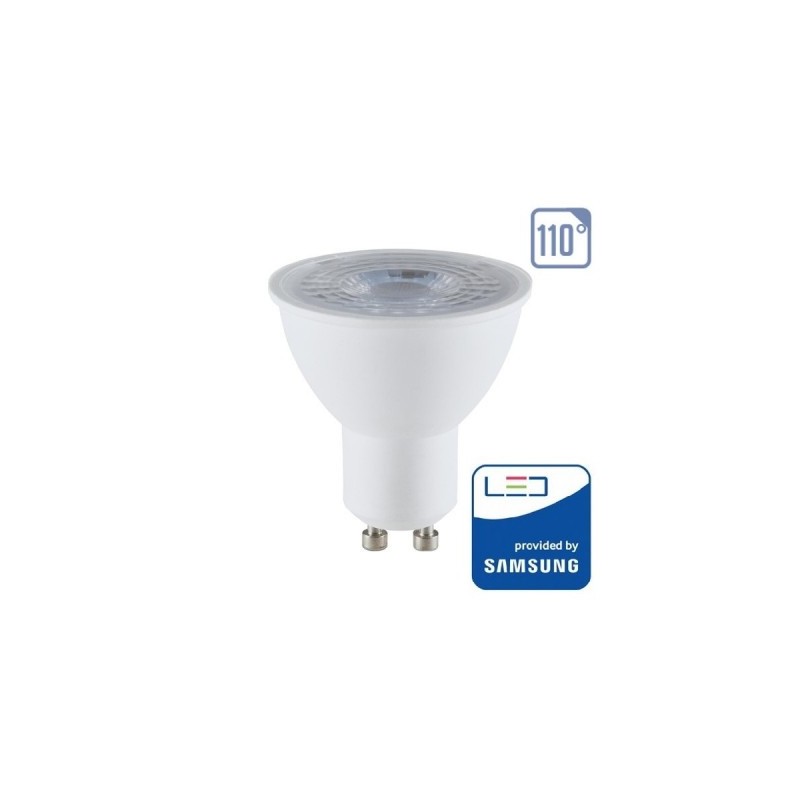 Lampadina LED Chip Samsung GU10 8W 110° luce fredda 6400K - SKU 21874 LT2629 ABM SRLS® GU10 2,89 €