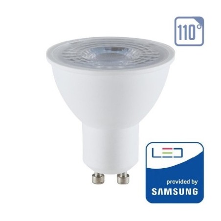 Lampadina LED Chip Samsung GU10 8W 110° luce fredda 6400K - SKU 21874 LT2629 ABM SRLS® GU10 2,89 €