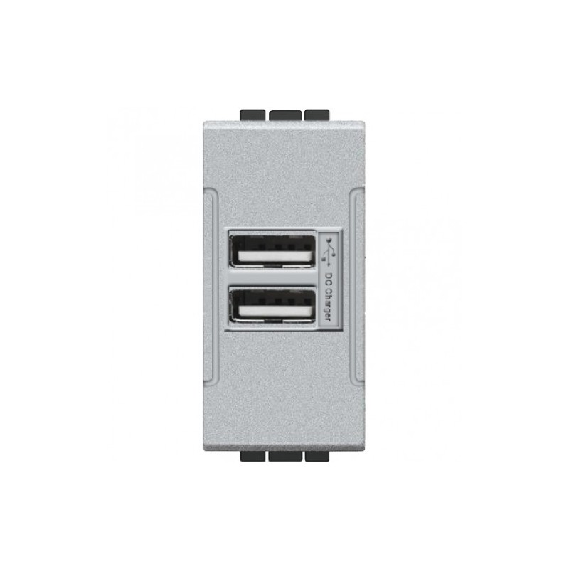 Solight PP122 - Presa USB da incasso con coperchio 230V