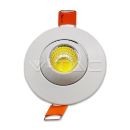 Punto luce 3W cob led 60° 200lumen sku 5093 4000k V-TacDISPONIBNILI SOLO 4 PEZZI LT1135 ABM SRLS® PUNTI LUCE 8,54 €