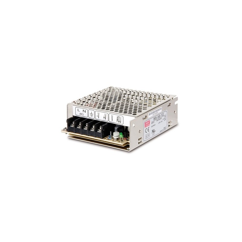 RS-75-5 Alimentatore Professionale Meanwell Boxed 75W 5V Input 100-240 VAC LT2578 MEAN WELL 5V DC 27,33 €