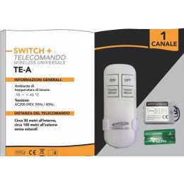 Switch + telecomando wireless universale 1 CANALE TE-A LT2633 ABM SRLS® VARIE 6,15 €