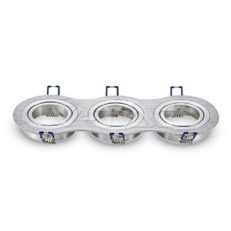 Triplo Porta faretto sku 3604 LT1336 ABM SRLS® PORTA FARETTI SPOT 4,44 €