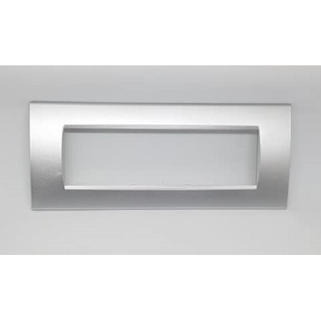 Placca per supporti 507 colore grigio, compatibile con living international tot 8007-9 / 1007-9 LT2011 ABM SRLS® compatibili ...