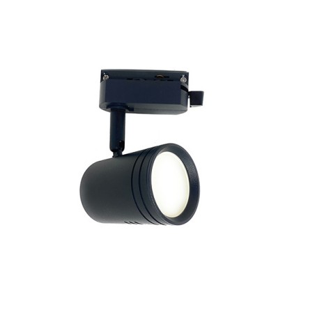 Porta faretto attacco gu10 per binario faro proiettore per soffitto orientabile P26-GU10-N nero LT3351  Faretti a binario ele...