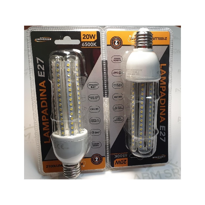 Famitree Lampada LED E27, 20W (Equivalente a 150W) Lampadina, Luce
