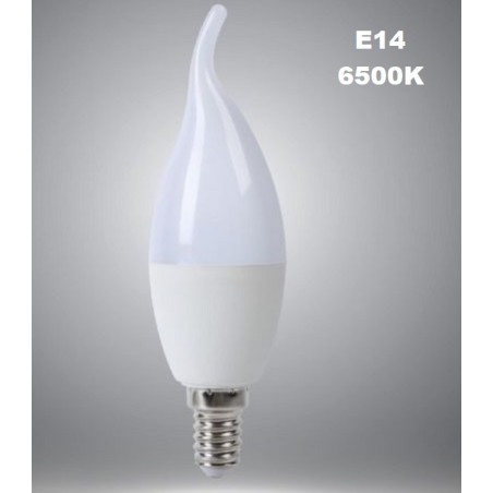 Lampadina led E14 6500K luce fredda 8W C37-08F LT4113  E27 1,63 €