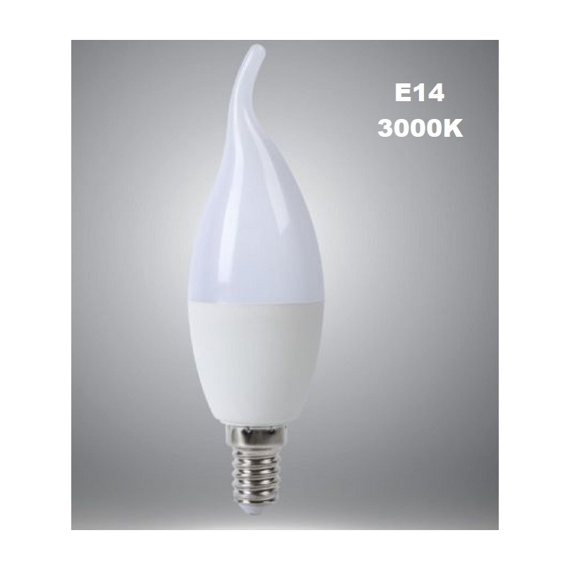 Lampadina LED A5 C37 9W E14 Luce Naturale 4000K 840lm