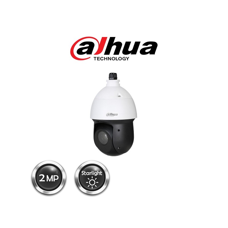 TELECAMERA DAHUA HD CVI PTZ DOME 2MP OTTICA VARIFOCALE STARLIGHT 25X IR 100 WDR DH-SD49225-HC-LA LT4351 DAHUA TELECAMERE IP W...