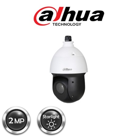 TELECAMERA DAHUA HD CVI PTZ DOME 2MP OTTICA VARIFOCALE STARLIGHT 25X IR 100 WDR DH-SD49225-HC-LA LT4351 DAHUA TELECAMERE IP W...