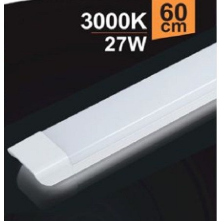 PLAFONIERA A LED 27W 60CM LUCE CALDA 3000K PF-60C LT4370  PLAFONIERE A LED 9,22 €